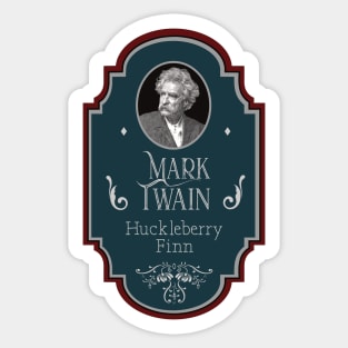 Mark Twain Iconic Author T-Shirt Sticker